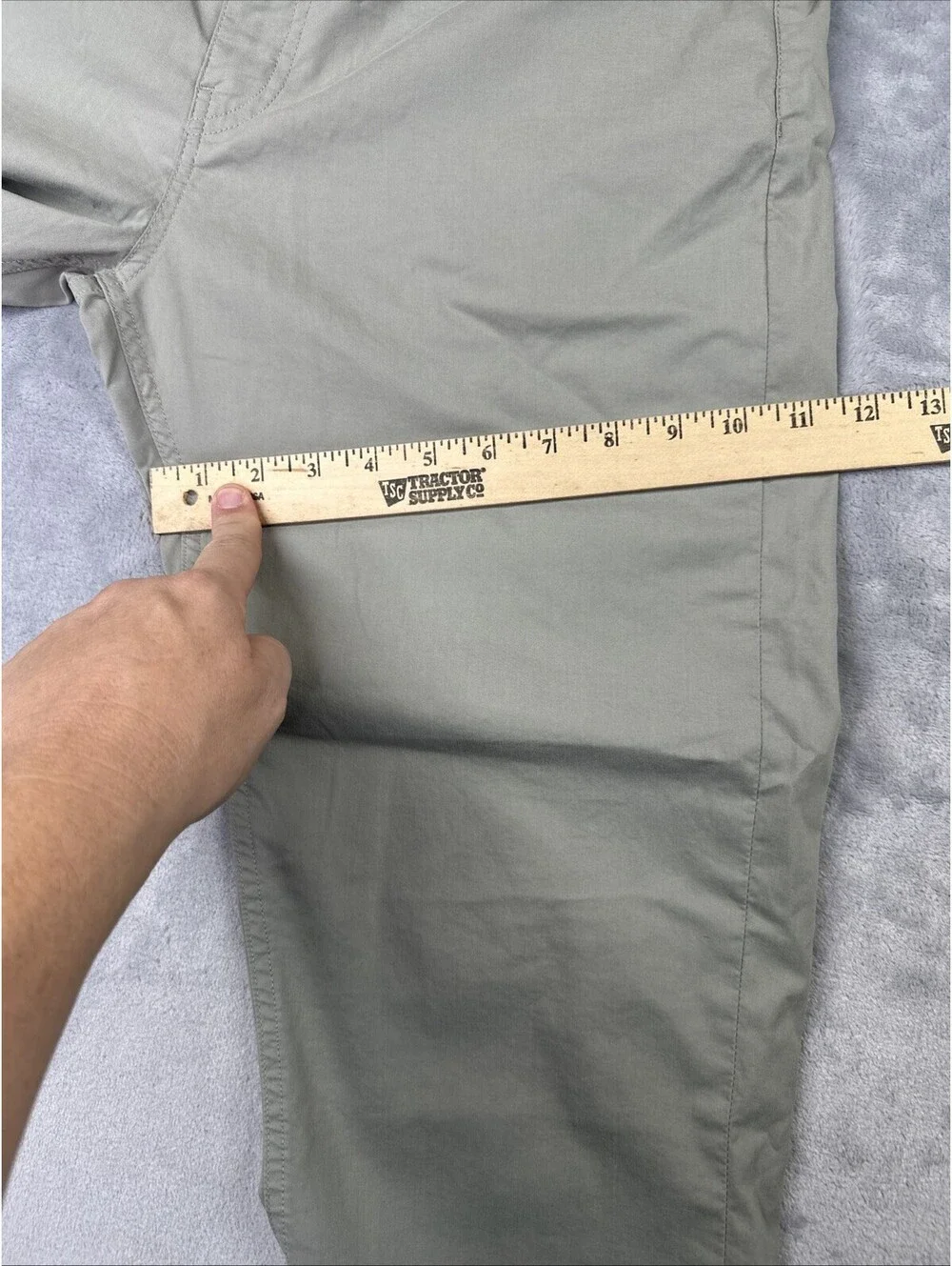 Faherty Reserve Pants Mens 34x32 Green Chino Movement Slim 5-Pocket Stretch